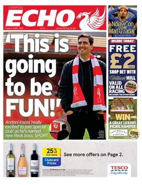 Cover of Liverpool Echo