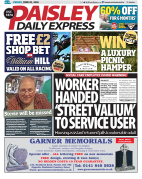 Cover of Paisley Daily Express