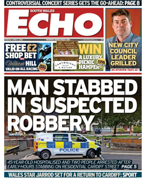 Cover of South Wales Echo