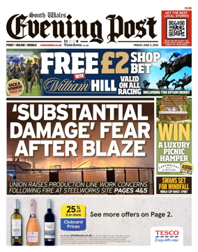 Cover of South Wales Evening Post