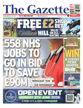 Cover of Teesside Evening Gazette