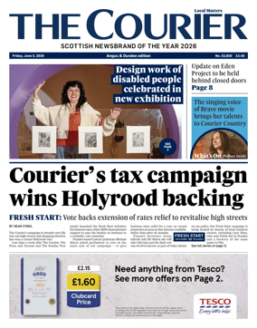 Cover of The Courier & Advertiser (Angus and Dundee)
