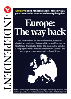 Cover of The Independent