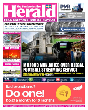 Cover of The Pembrokeshire Herald