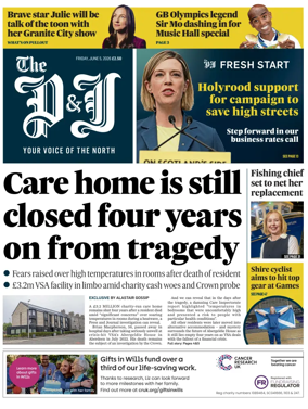Cover of The Press and Journal (Aberdeen and Aberdeenshire)