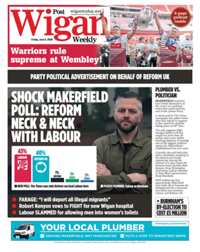 Cover of Wigan Evening Post