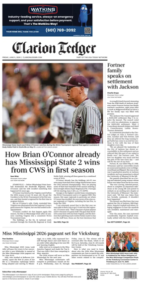 Cover of Clarion Ledger