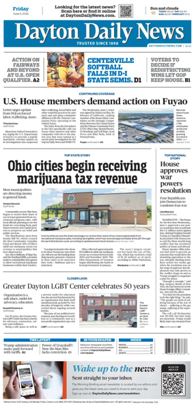 Cover of Dayton Daily News