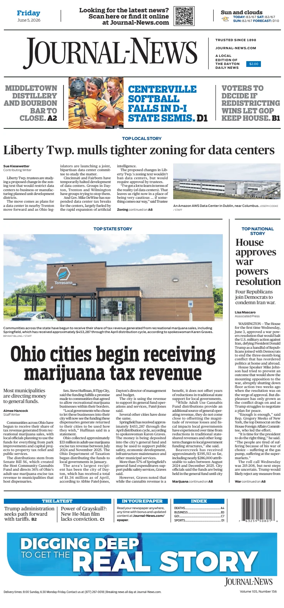 Cover of Hamilton Journal News