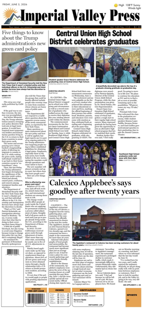 Cover of Imperial Valley Press