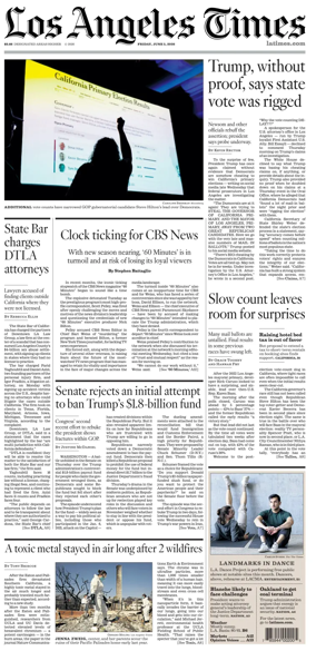 Cover of Los Angeles Times