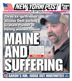 Cover of New York Post