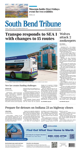 Cover of South Bend Tribune