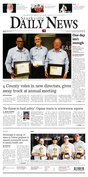 Cover of Starkville Daily News