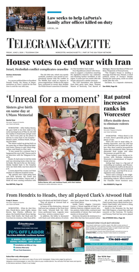 Cover of Telegram & Gazette