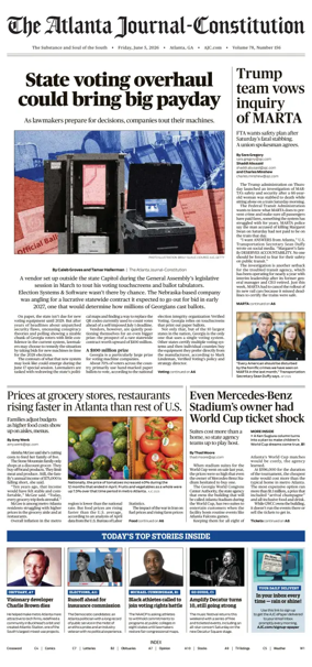 Cover of The Atlanta Journal-Constitution