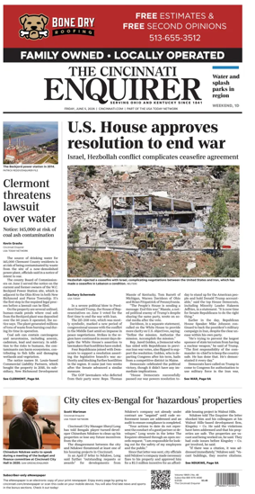 Cover of The Cincinnati Enquirer
