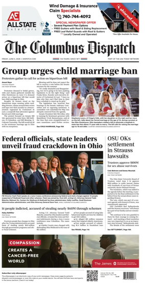 Cover of The Columbus Dispatch