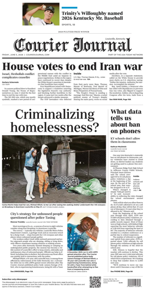 Cover of The Courier-Journal (Louisville)