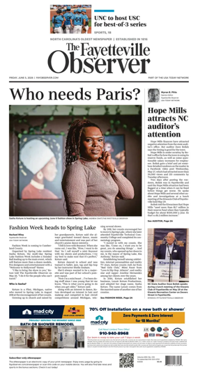 Cover of The Fayetteville Observer