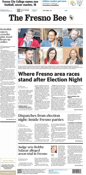 Cover of The Fresno Bee