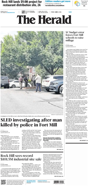 Cover of The Herald (Rock Hill)