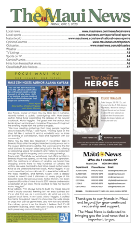 Cover of The Maui News
