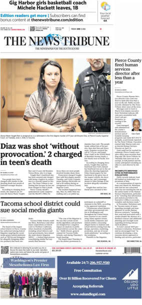 Cover of The News Tribune