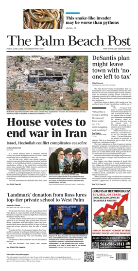 Cover of The Palm Beach Post
