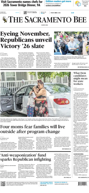 Cover of The Sacramento Bee
