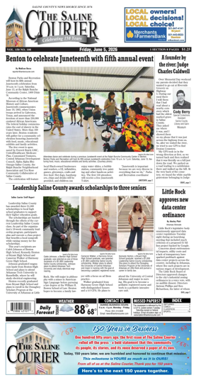 Cover of The Saline Courier