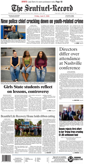 Cover of The Sentinel-Record