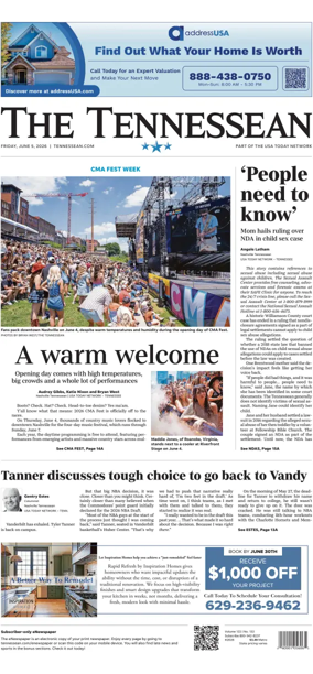 Cover of The Tennessean