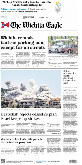 Cover of The Wichita Eagle