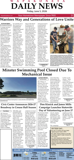 Cover of Wapakoneta Daily News