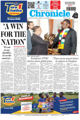 Cover of Chronicle (Zimbabwe)