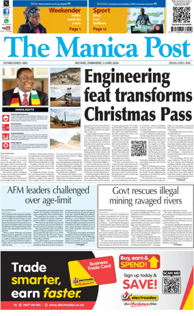 Cover of The Manica Post
