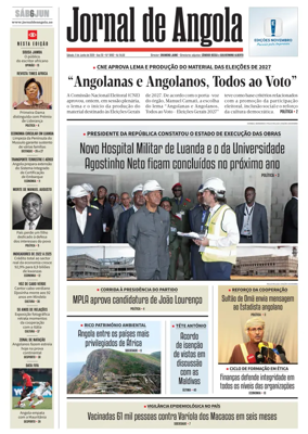 Cover of Jornal de Angola