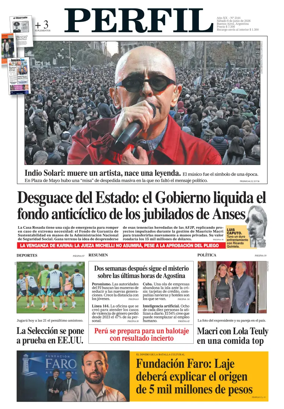 Cover of Perfil (Sabado)