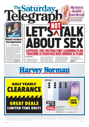 Cover of The Daily Telegraph (Sydney)