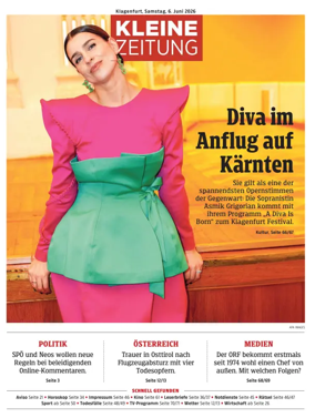 Cover of Kleine Zeitung Kaernten