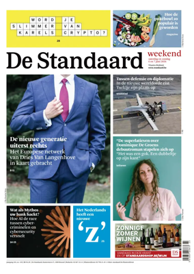 Cover of De Standaard