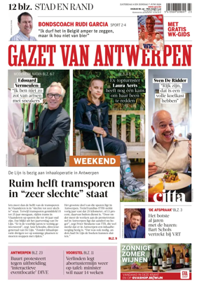 Cover of Gazet van Antwerpen Stad en Rand