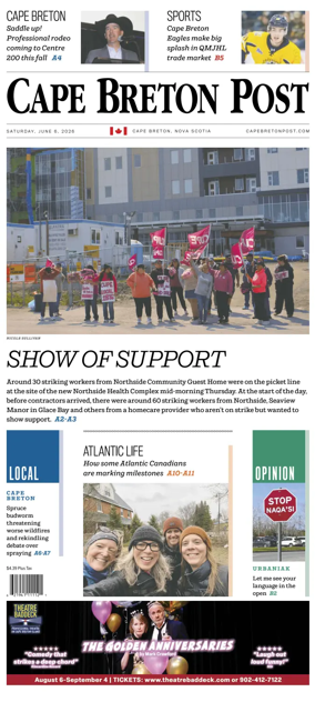Cover of Cape Breton Post
