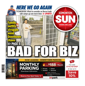 Cover of Edmonton Sun