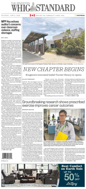 Cover of Kingston Whig-Standard