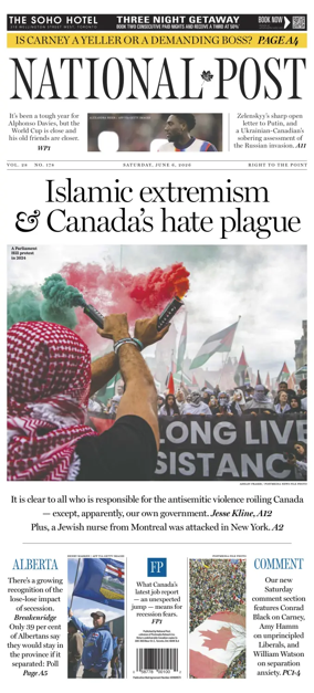 Cover of National Post - (Latest Edition)