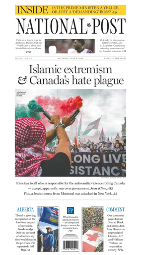 Cover of National Post - (National Edition)