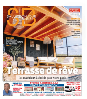 Cover of Le Journal de Quebec - Salut Bonjour Magazine
