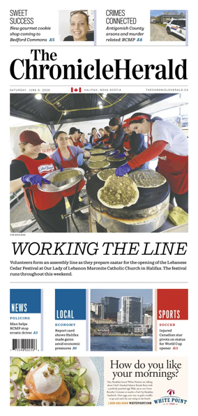 Cover of The Chronicle Herald (Metro)